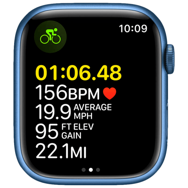 Умные часы Apple Watch Series 7 (MKN83WB/ A) Синий, Abyss Blue Sport | 45 мм | Алюминий/ Фторэластомер
| MKN83WB/ A photo 3