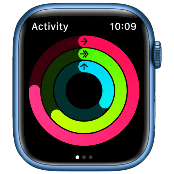 Умные часы Apple Watch Series 7 (MKN83WB/ A) Синий, Abyss Blue Sport | 45 мм | Алюминий/ Фторэластомер
| MKN83WB/ A photo 5