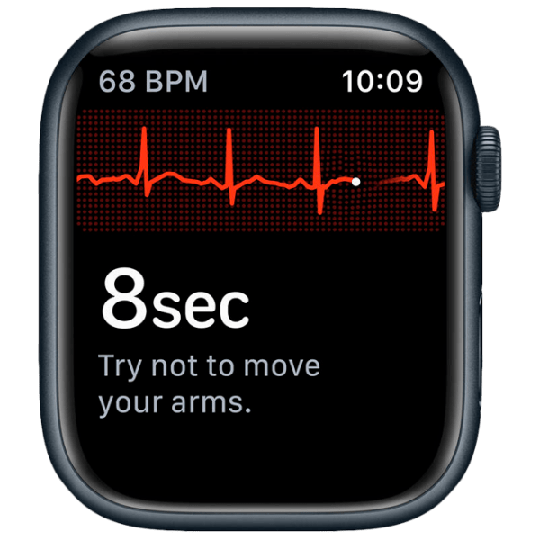 Ceas inteligent Apple Watch Series 7 (MKN53WB/ A) Midnight Black, Midnight Sport | 45 mm | Aluminiu/ Fluoroelastomer
| MKN53WB/ A photo 3
