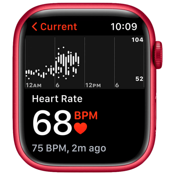 Ceas inteligent Apple Watch Series 7 (MKN93WB/ A) PRODUCT RED, PRODUCT RED Sport | 45 mm | Aluminiu/ Fluoroelastomer
| MKN93WB/ A photo 5