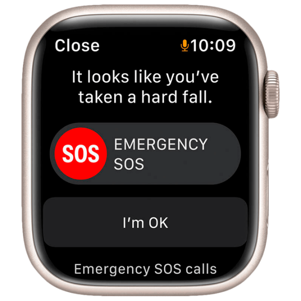 Ceas inteligent Apple Watch Series 7 (MKN63WB/ A) Starlight Khaki, Starlight Sport | 45 mm | Aluminiu/ Fluoroelastomer
| MKN63WB/ A photo 6