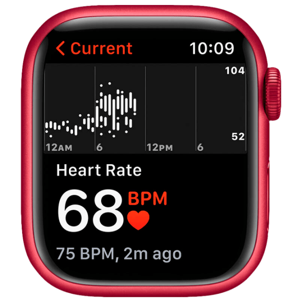 Ceas inteligent Apple Watch Series 7 (MKN23WB/ A) PRODUCT RED, PRODUCT RED Sport | 41 mm | Aluminiu/ Fluoroelastomer
| MKN23WB/ A photo 5