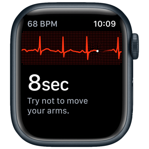Ceas inteligent Apple Watch Series 7 (MKMX3WB/ A) Midnight Black, Midnight Sport | 41 mm | Aluminiu/ Fluoroelastomer
| MKMX3WB/ A photo 5