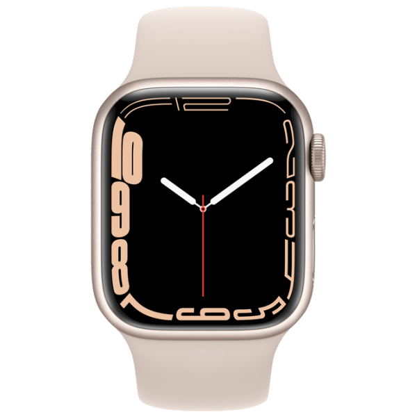 Ceas inteligent Apple Watch Series 7 (MKMY3WB/ A) Starlight Khaki, Starlight Sport | 41 mm | Aluminiu/ Fluoroelastomer
| MKMY3WB/ A photo 2