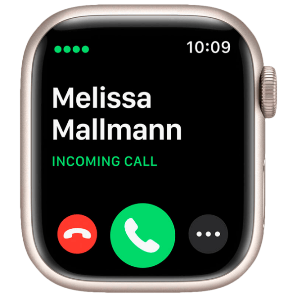 Ceas inteligent Apple Watch Series 7 (MKMY3WB/ A) Starlight Khaki, Starlight Sport | 41 mm | Aluminiu/ Fluoroelastomer
| MKMY3WB/ A photo 6