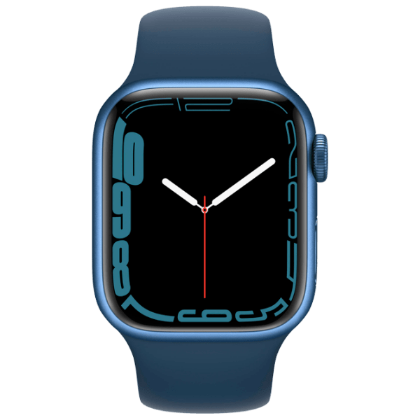 Умные часы Apple Watch Series 7 (MKN13WB/ A) Синий, Abyss Blue Sport | 41 мм | Алюминий/ Фторэластомер
| MKN13WB/ A photo 2