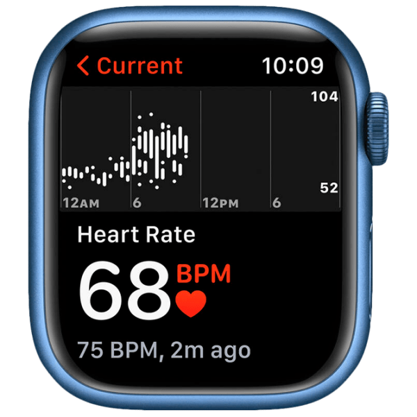 Умные часы Apple Watch Series 7 (MKN13WB/ A) Синий, Abyss Blue Sport | 41 мм | Алюминий/ Фторэластомер
| MKN13WB/ A photo 4