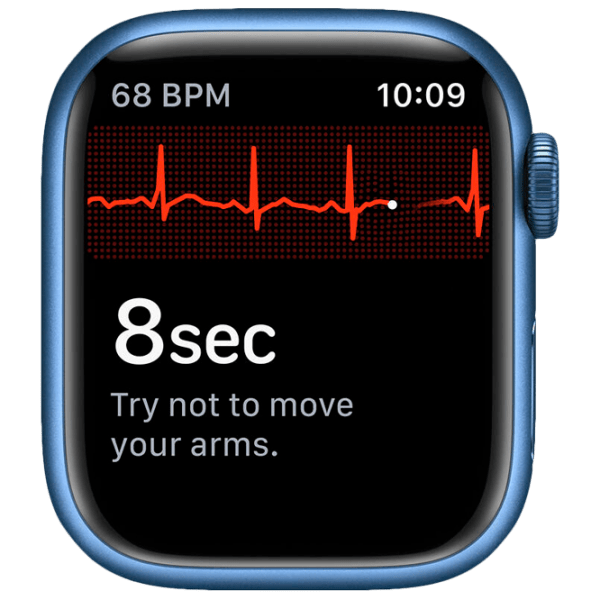 Умные часы Apple Watch Series 7 (MKN13WB/ A) Синий, Abyss Blue Sport | 41 мм | Алюминий/ Фторэластомер
| MKN13WB/ A photo 5
