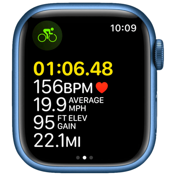 Умные часы Apple Watch Series 7 (MKN13WB/ A) Синий, Abyss Blue Sport | 41 мм | Алюминий/ Фторэластомер
| MKN13WB/ A photo 9