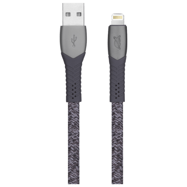 Cablu pentru telefon RivaCase MFI PS6101 USB Type-A/ Lightning Gray  photo 1