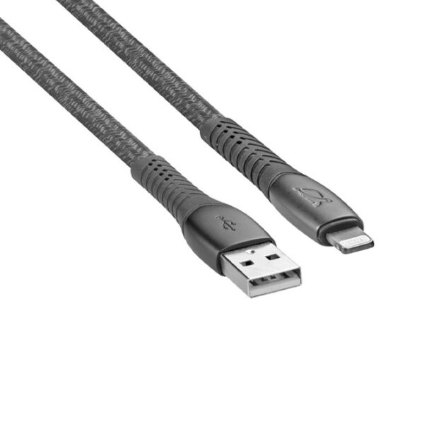 Cablu pentru telefon RivaCase MFI PS6101 USB Type-A/ Lightning Gray  photo 2