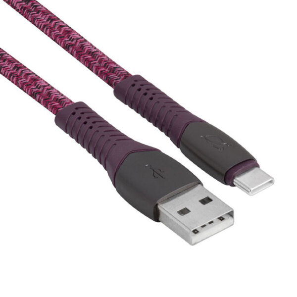 Cablu pentru telefon RivaCase PS6102 USB Type-A/ USB Type-C Red  photo 2