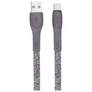 Cablu pentru telefon RivaCase PS6102 USB Type-A/ USB Type-C Gray 