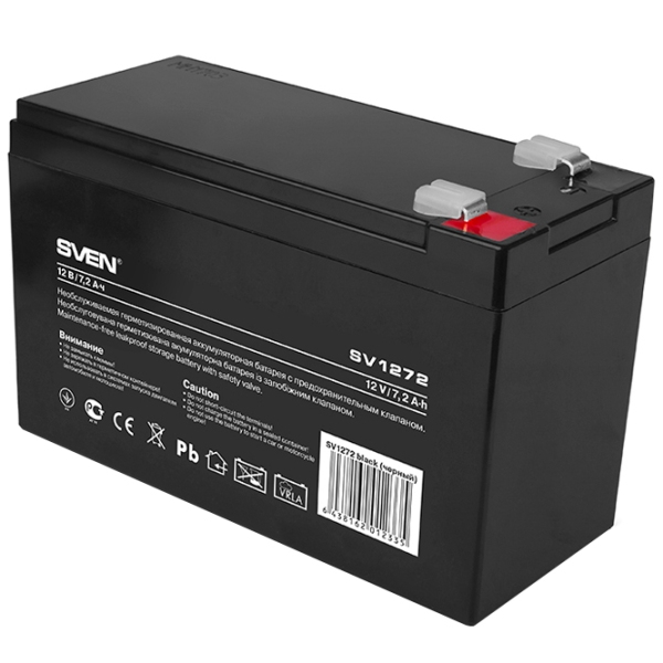 Acumulator pentru UPS Sven SV1272 12 V 7.2 Ah Black  photo 3