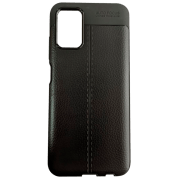Чехол для смартфона Samsung Galaxy A03s (Leather) Черный EVO, Кожа, Back