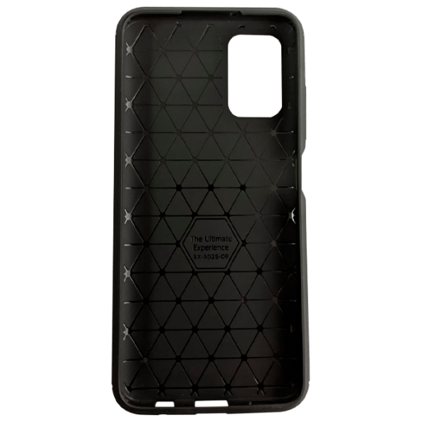 Чехол для смартфона Samsung Galaxy A03s (Leather) Черный EVO, Кожа, Back photo 2