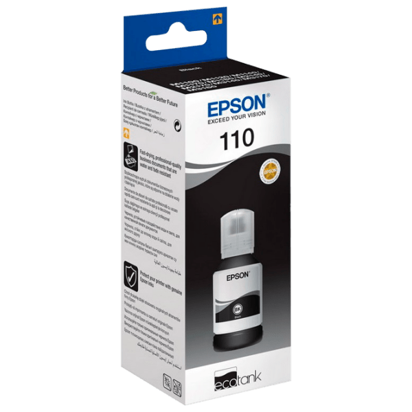 Cerneală pentru imprimantă EPSON 110 Black  photo 1