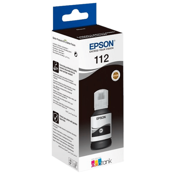 Cerneală pentru imprimantă EPSON 112 Black  photo 1
