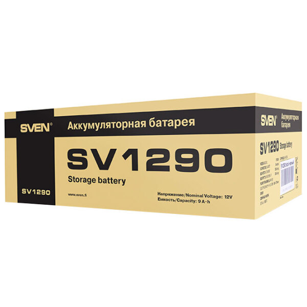 Acumulator pentru UPS Sven SV1290 12 V 9 Ah Black  photo 4