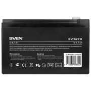 Acumulator pentru UPS Sven SV1270 12 V 7 Ah Black 