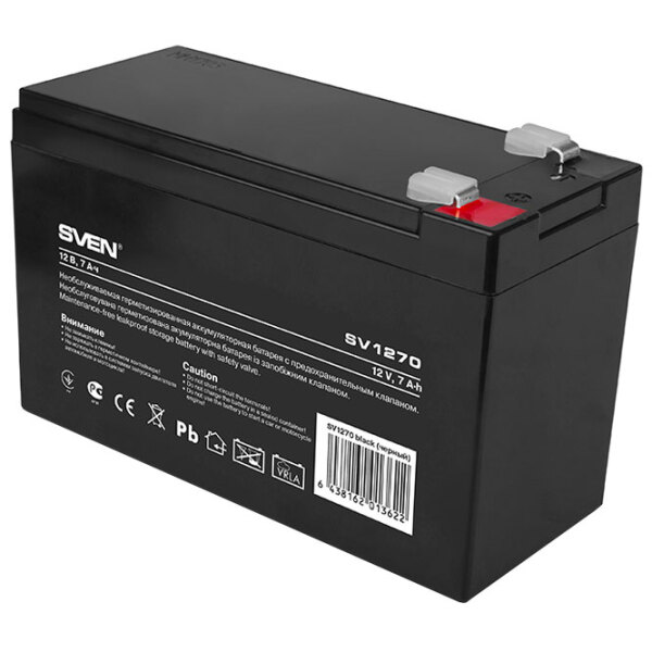 Acumulator pentru UPS Sven SV1270 12 V 7 Ah Black  photo 3