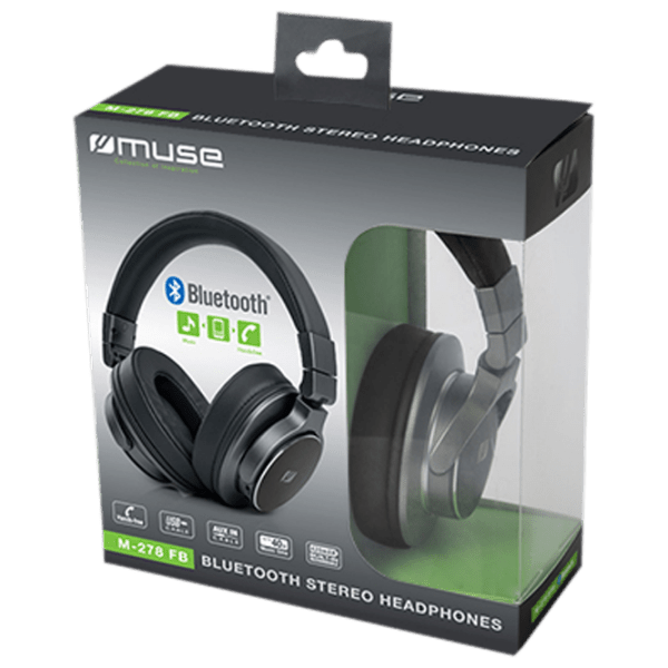 Наушники Muse M-278 FB Черный Беспроводные + Проводные / Персональный / Полноразмерные photo 4
