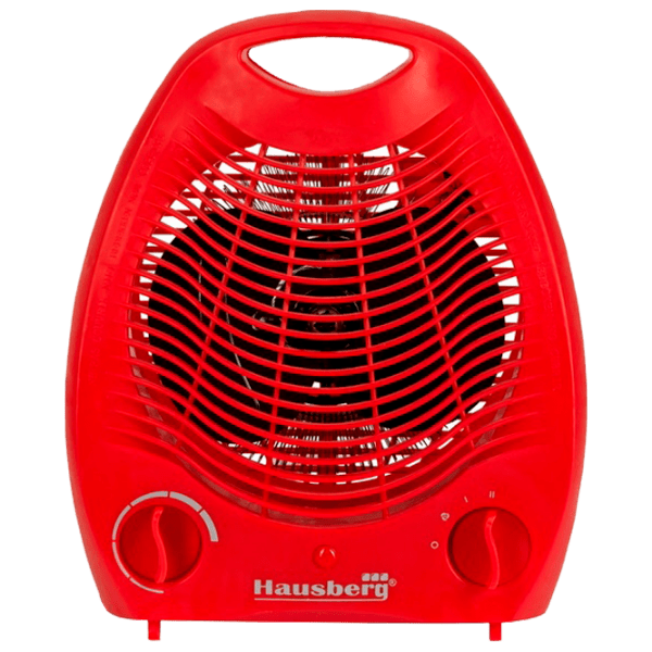 Încălzitor cu ventilator HAUSBERG HB-8501 R Red 2000 W, Mecanic photo 1