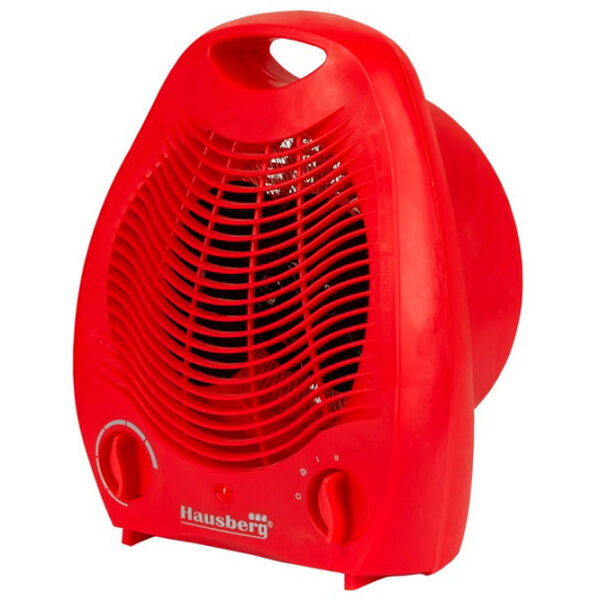 Încălzitor cu ventilator HAUSBERG HB-8501 R Red 2000 W, Mecanic photo 2