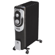 Calorifer electric cu ulei HAUSBERG HB-8910 AB Black 20 m&sup2;, 2000 W, 9 secțiuni