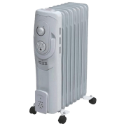 Calorifer electric cu ulei HAUSBERG HB-8900 NG Gray 15 m&sup2;, 1500 W, 7 secțiuni