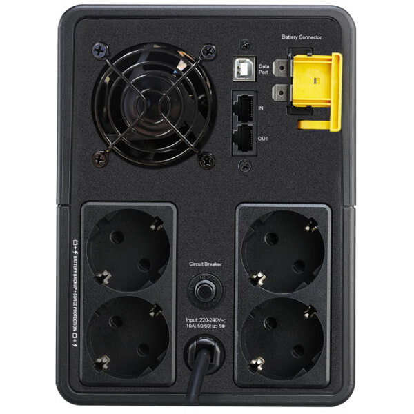 UPS APC BX1600MI-GR (900/ 1600VA) Black  photo 4