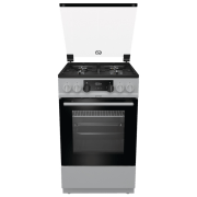 Aragaz Gorenje MEKS512S Silver Tipul plitei: Pe gaz, 70 l, Tipul cuptorului: Electric