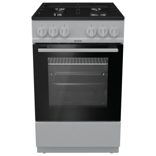 Aragaz Gorenje G5111SJ Silver Tipul plitei: Pe gaz, 70 l, Tipul cuptorului: Pe gaz photo 1