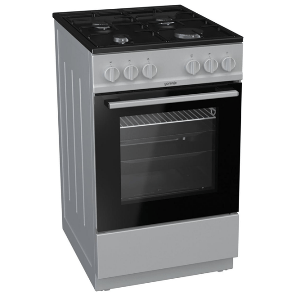 Aragaz Gorenje G5111SJ Silver Tipul plitei: Pe gaz, 70 l, Tipul cuptorului: Pe gaz photo 2