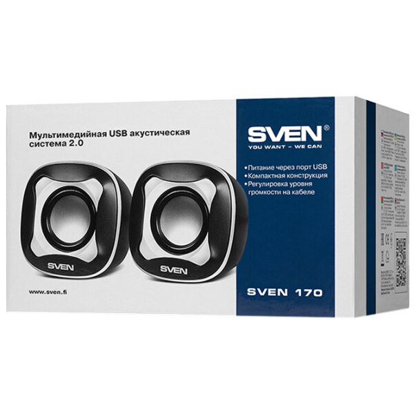 Sistem audio Sven 170 Black  photo 3