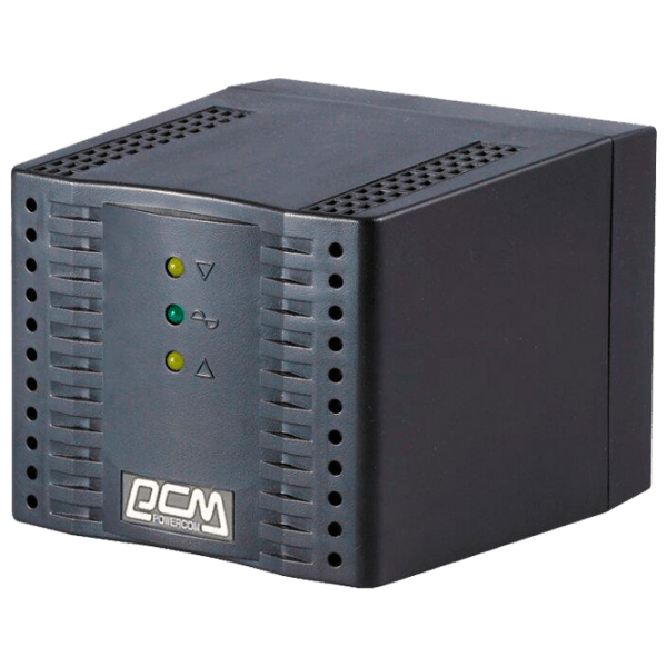 Стабилизатор напряжения PowerCom TCA-3000 (1500/ 3000) Черный  photo 1