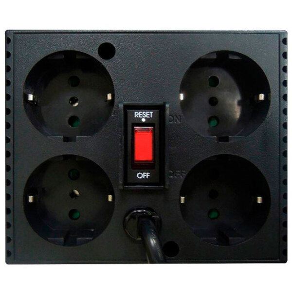 Стабилизатор напряжения PowerCom TCA-3000 (1500/ 3000) Черный  photo 2