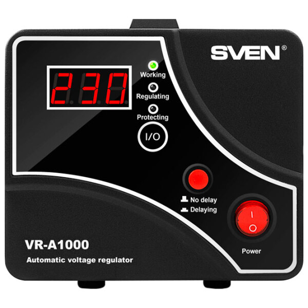 ИБП Sven VR-A1000 (600/ 1000) Черный  photo 2
