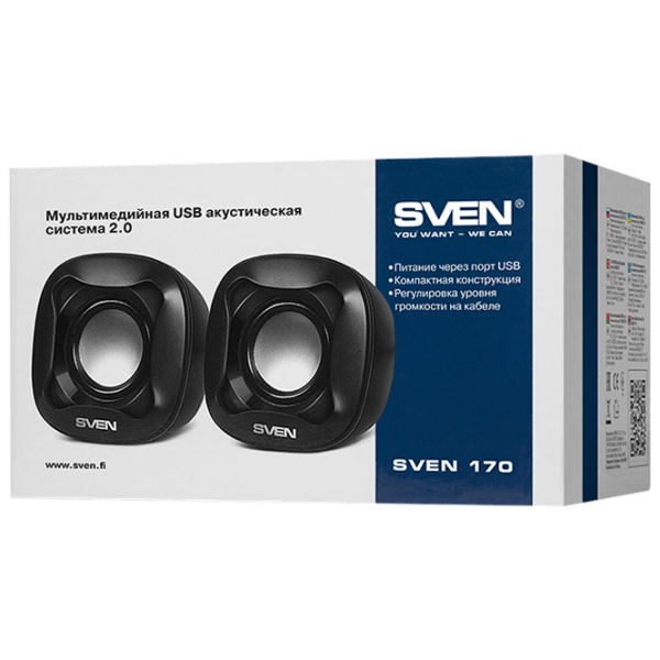 Sistem audio Sven 170 Black  photo 3