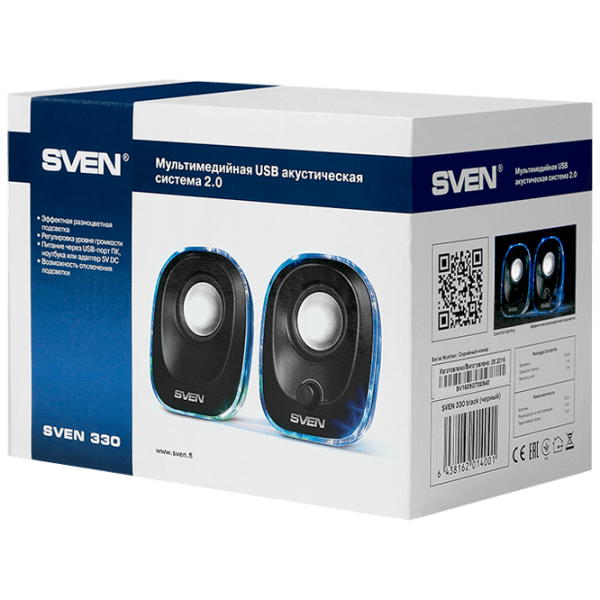 Аудиосистема Sven 330 Черный  photo 4