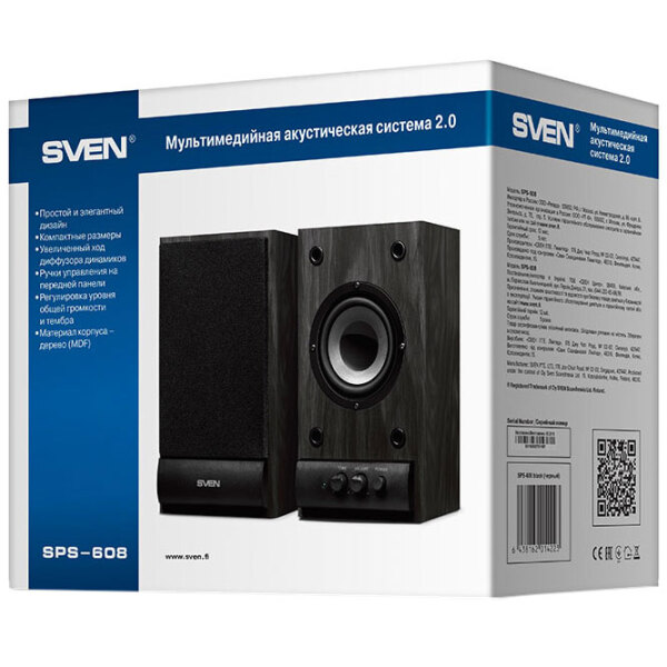 Sistem audio Sven SPS-608 Black  photo 4