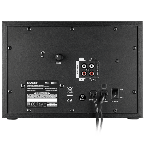 Sistem audio Sven MS-1095 Black  photo 3