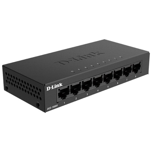 Switch D-Link DGS-1008D/ K2A Черный 16 Гбит/ с photo 2