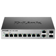 Switch D-Link DGS-1100-10/ME Black 20 Gbit/s