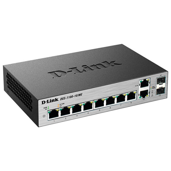 Switch D-Link DGS-1100-10/ME Black 20 Gbit/s photo 2