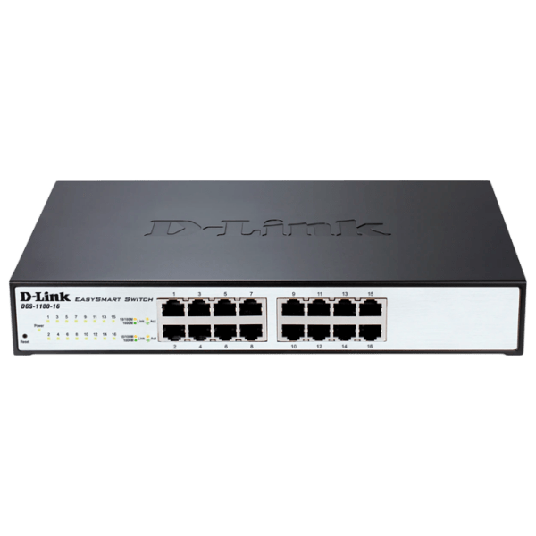 Switch D-Link DES-1100-16 Black 3.2 Gbit/ s photo 1