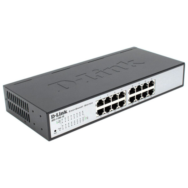 Switch D-Link DES-1100-16 Black 3.2 Gbit/ s photo 2