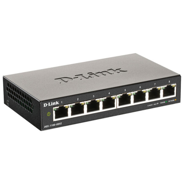 Switch D-Link DGS-1100-08V2/ A1A Черный 16 Гбит/ с photo 2