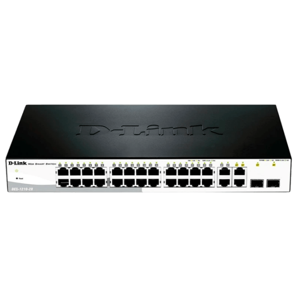Switch D-Link DES-1210-28/ C1A Black 12.8 Gbit/ s photo 1