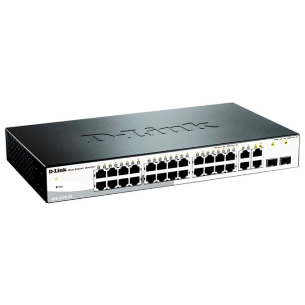 Switch D-Link DES-1210-28/ C1A Black 12.8 Gbit/ s photo 2